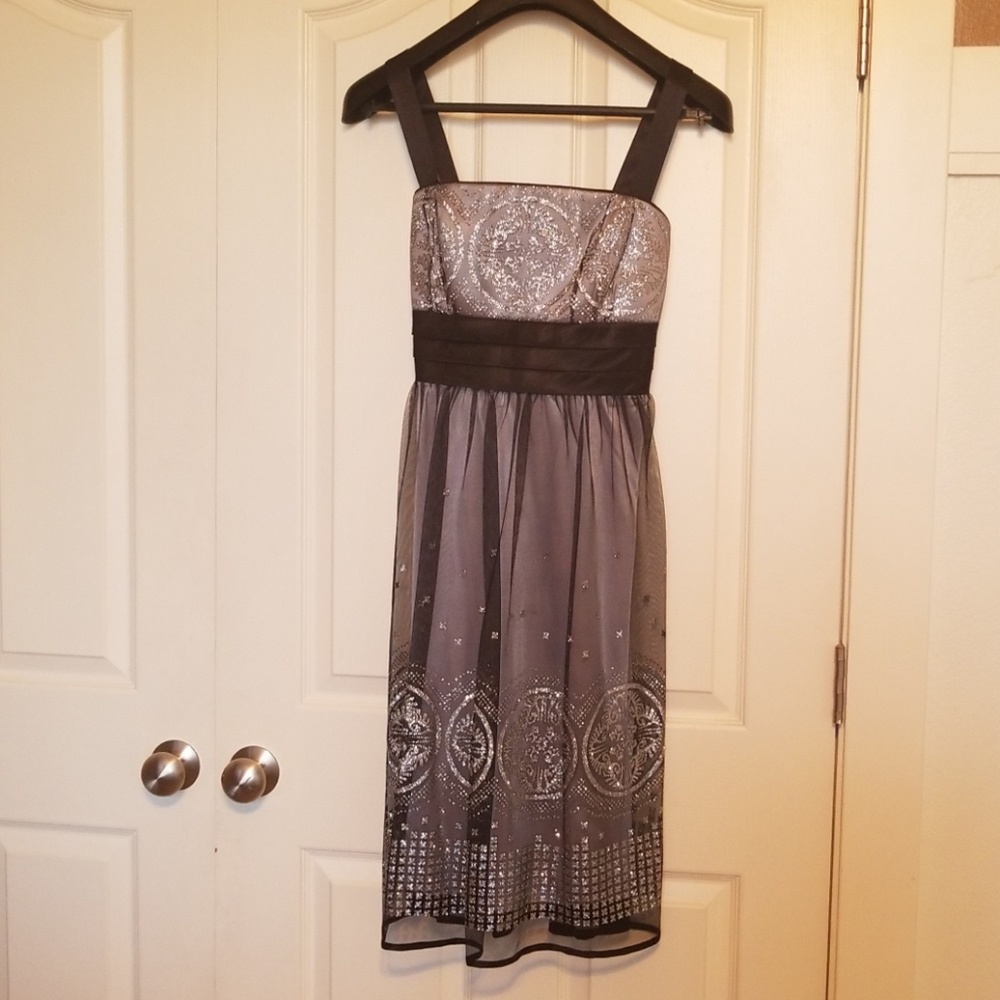 Sparkly black formal dress